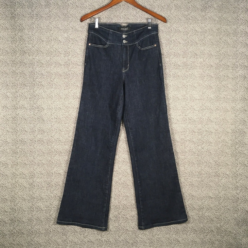 Judy Blue High Waisted Wide Leg Jeans Dark Wash Size 28 JB88579 DK